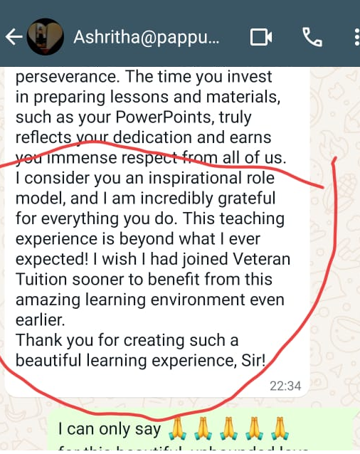 Ashritha – Student