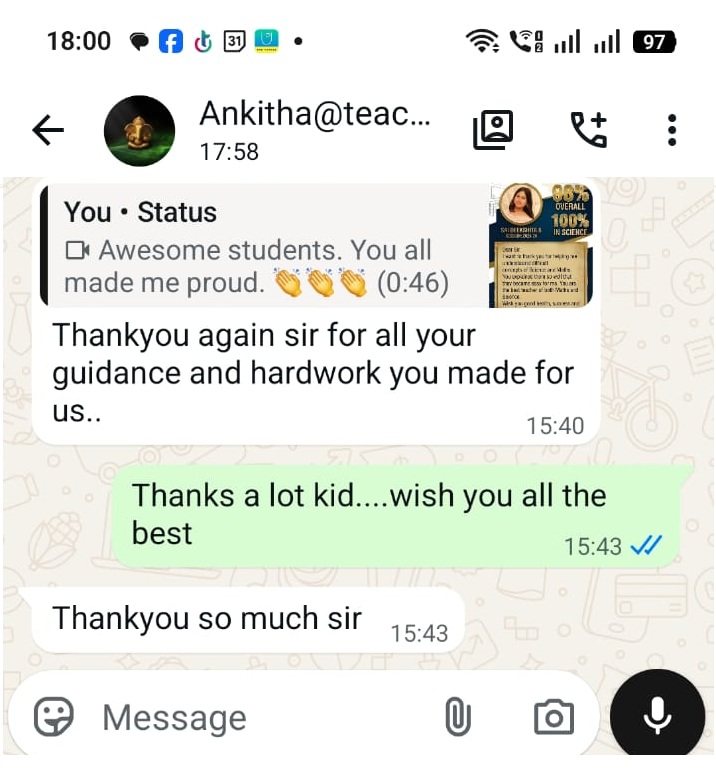 Student Testimonial
